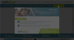 Desktop Screenshot of credivalores.com.co